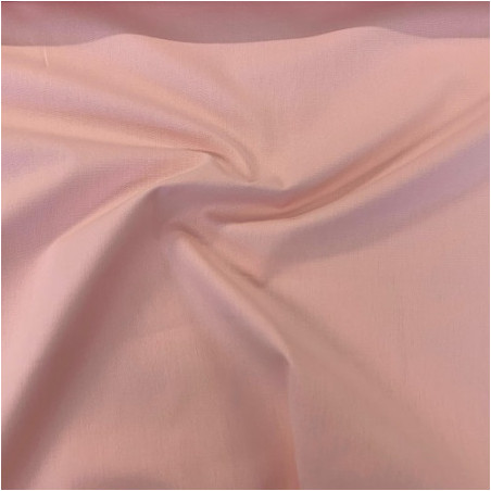 Popeline de coton - rose clair (v)