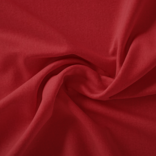 Coton popeline - rouge (v)