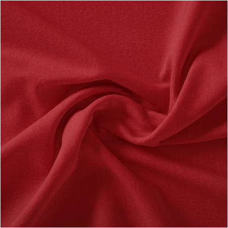 Cotton popline - red (v)