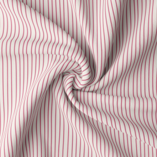 Tilda - Pen Stripe weiss/pink