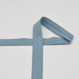 Jersey Einfassband - dusty blue (qt920)