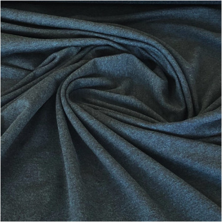 Leftover - Jersey melange dark petrol 1006 (m) 58cm