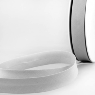 Bias binding 20mm / 50mm - light grey (st130)