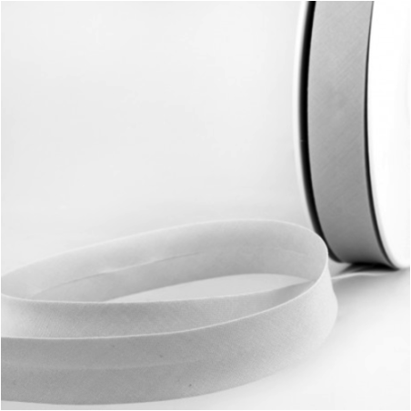 Bias binding 20mm / 50mm - light grey (st130)