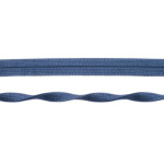 Elastic edging tape Jacquard denim blue (kh)