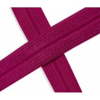 Bias tape elastic Jacquard fuchsia (qt)