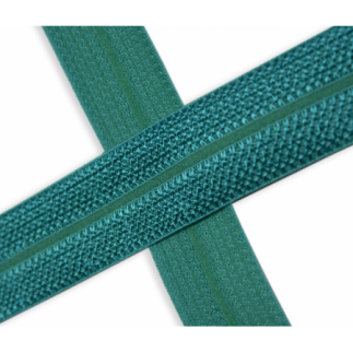 Elastic edging tape Jacquard emerald (qt)