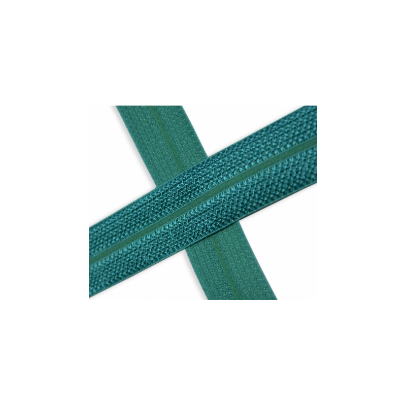 Elastic edging tape Jacquard emerald (qt)