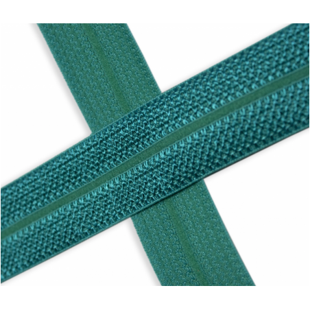 Ruban de bordure élastique Jacquard émeraude (qt)