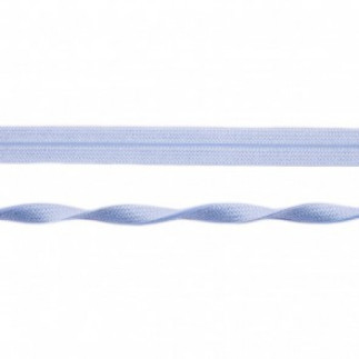 Bande de bordure élastique Jacquard bleu clair