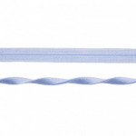 Elastic edging tape Jacquard light blue