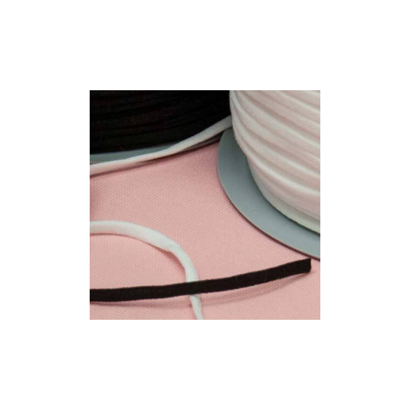 Rubber band in a tube, extra soft, white, 3 mm (J)