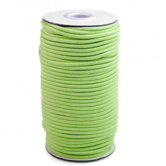 Rubber cord 3mm light green