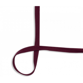 coton tissé 15 mm bordeaux (qt)