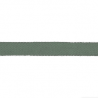 Flat Cotton 15mm smoke mint (qt)