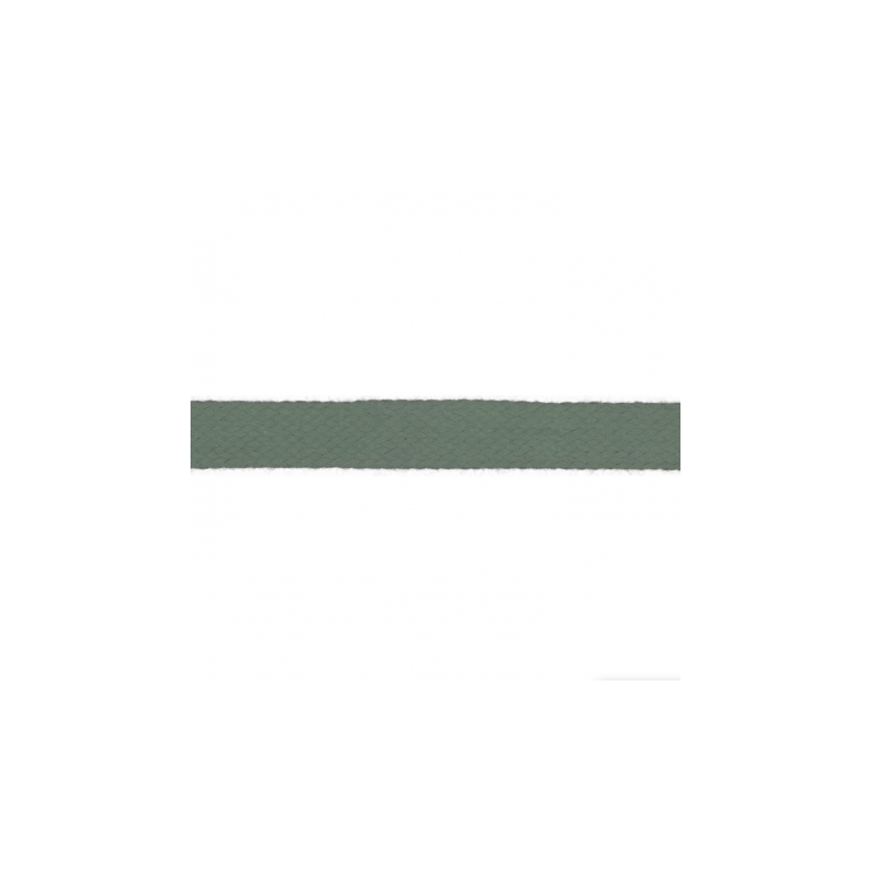 Flat Cotton 15mm smoke mint (qt)
