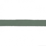 Flat Cotton 15mm smoke mint (qt)