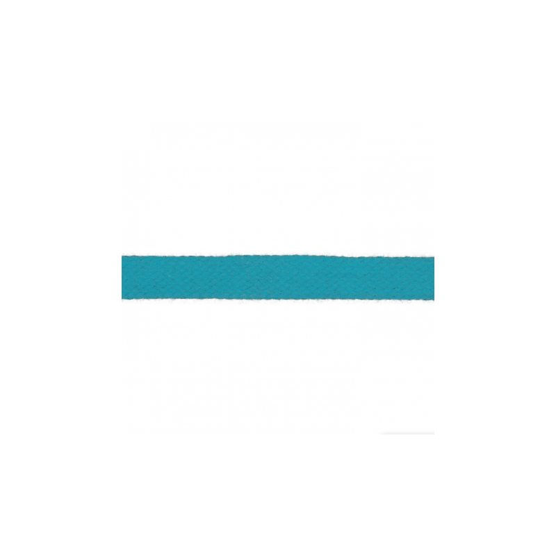 Flat Cotton 15mm turquoise (qt)
