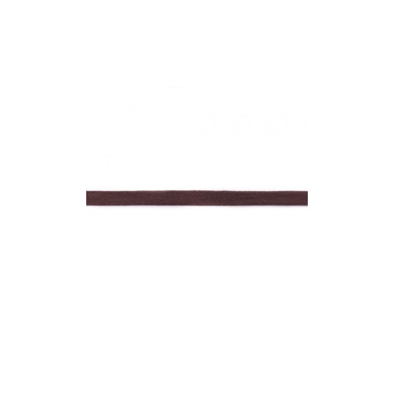 Flat Cotton 17mm dark brown