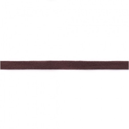 Flachkordel Baumwolle 17mm dunkelbraun