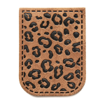 XXL synthetic leather label - cord end Leo