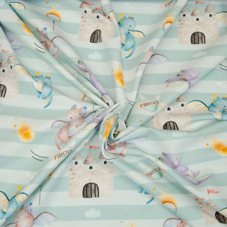 Maillot - Hilco Dragon Fly Stripes menthe