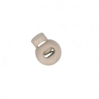 Arrêt de cordon rond 22 mm beige clair
