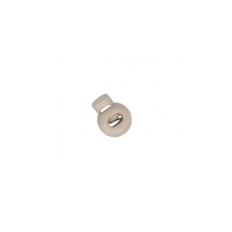 Arrêt de cordon rond 22 mm beige clair