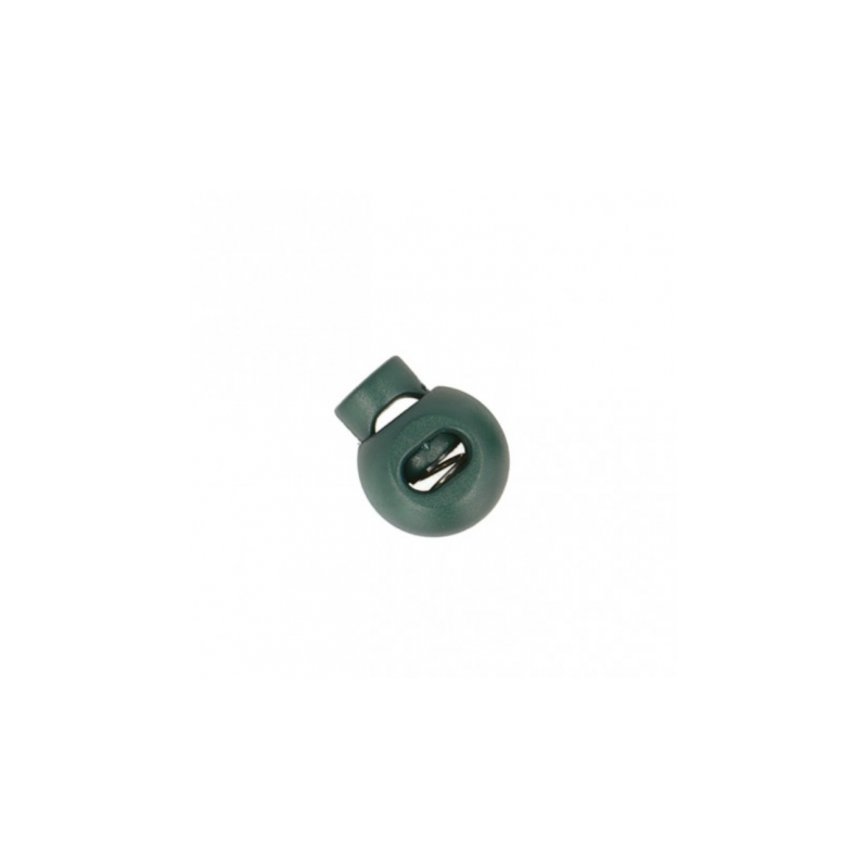 Cord stopper round 20mm olive