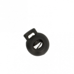 Bouchon de cordon rond 20mm noir