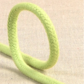 Baumwollkordel geflochten 10mm pastellgrün (st10)