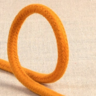 Cotton cord braided 10mm mustard (st042)