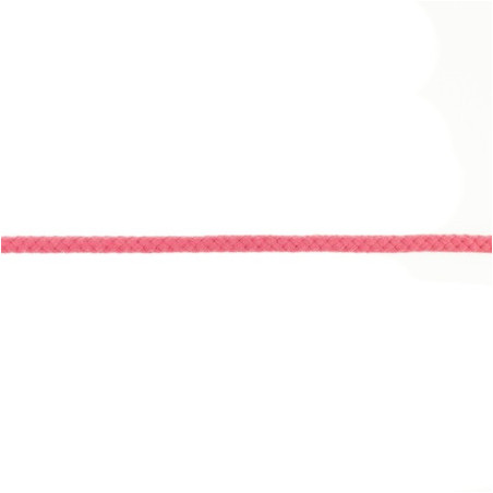 Cordon coton 8 mm framboise (kh)