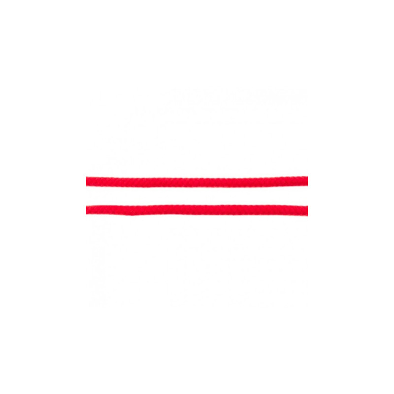 Cordon en coton 8 mm rouge (kh)