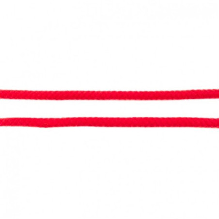 Cordon en coton 8 mm rouge (kh)