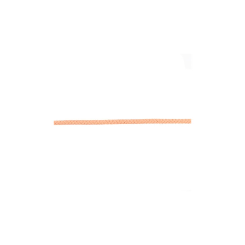 Cordon en coton 8 mm abricot (kh)