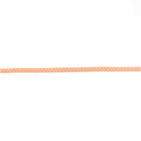 Cordon en coton 8 mm abricot (kh)