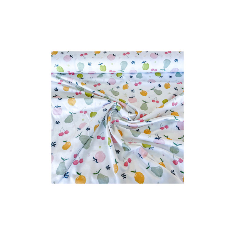 Reste - Jersey - Frl. von Julie fruits blanc 70cm