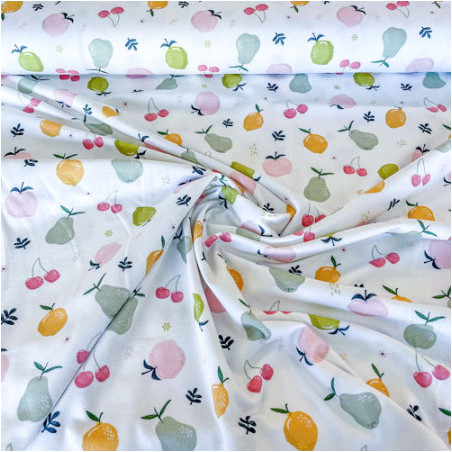 Reste - Jersey - Frl. von Julie fruits blanc 70cm