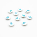 Snap fastener - Urmelis Stoffwelt - Chnüblimonster turquoise