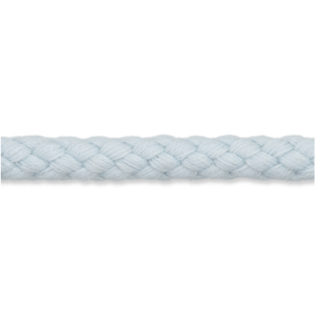 Cordon en coton 9 mm bleu glacier (uk64)