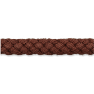 Cordon en coton 9 mm marron fauve (UK22)