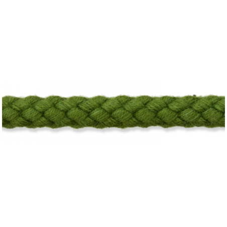 Cordon en coton olive 9 mm (uk281)
