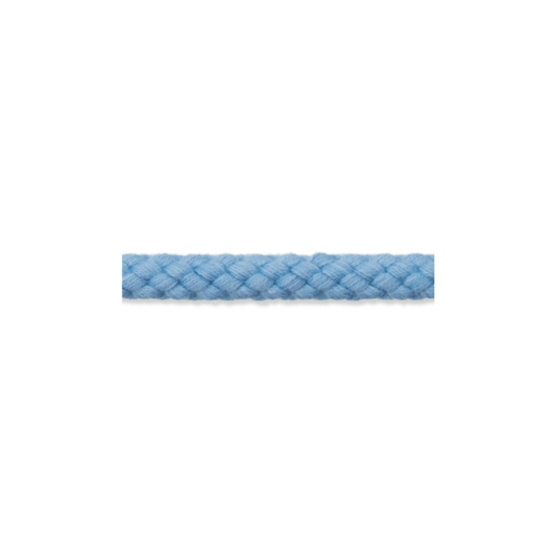 Cotton cord 9mm light smoke blue (uk662)