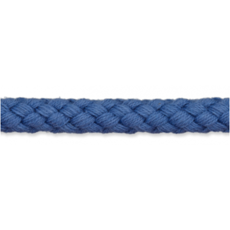 Cordon en coton 9 mm bleu denim (uk661)