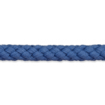 Cordon en coton 9 mm bleu denim (uk661)