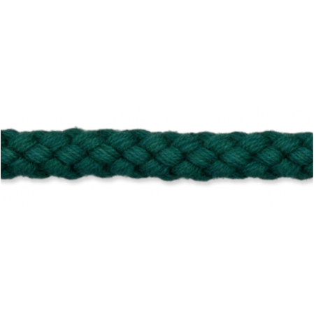Cordon en coton 9 mm vert foncé (UK28)