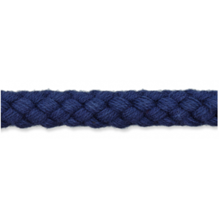 Cordon en coton 9 mm bleu foncé (uk681)