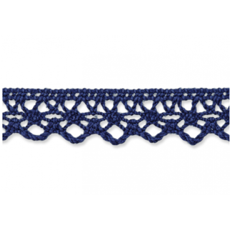 Bobbin lace 13mm marine