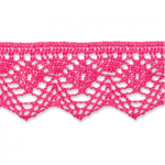 Bobbin lace 25mm pink (uk52)